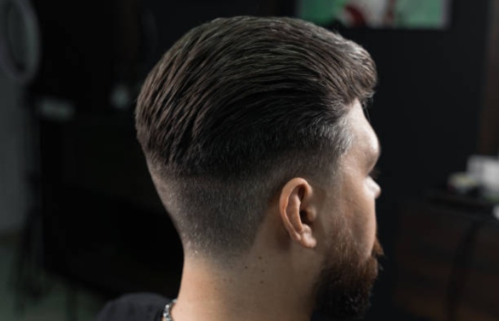 Classic Mid Fade with Sharp V