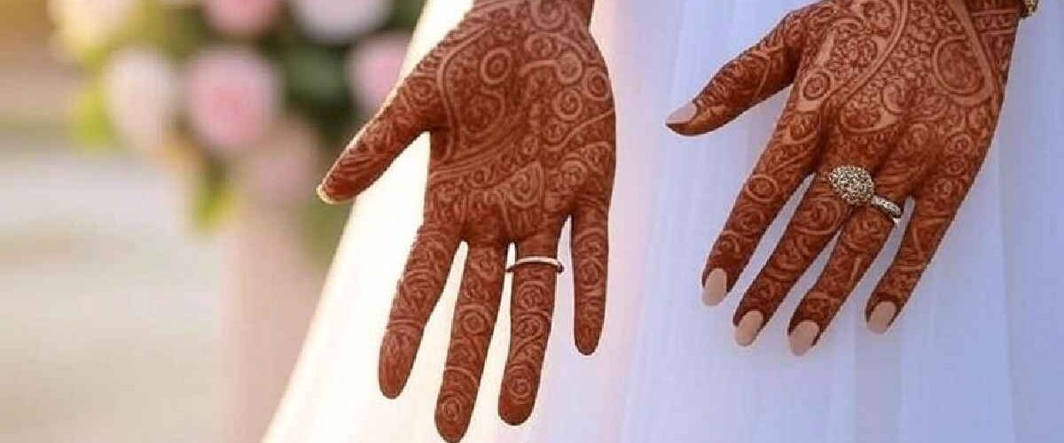 Bridal Net Back Hand Mehndi Design